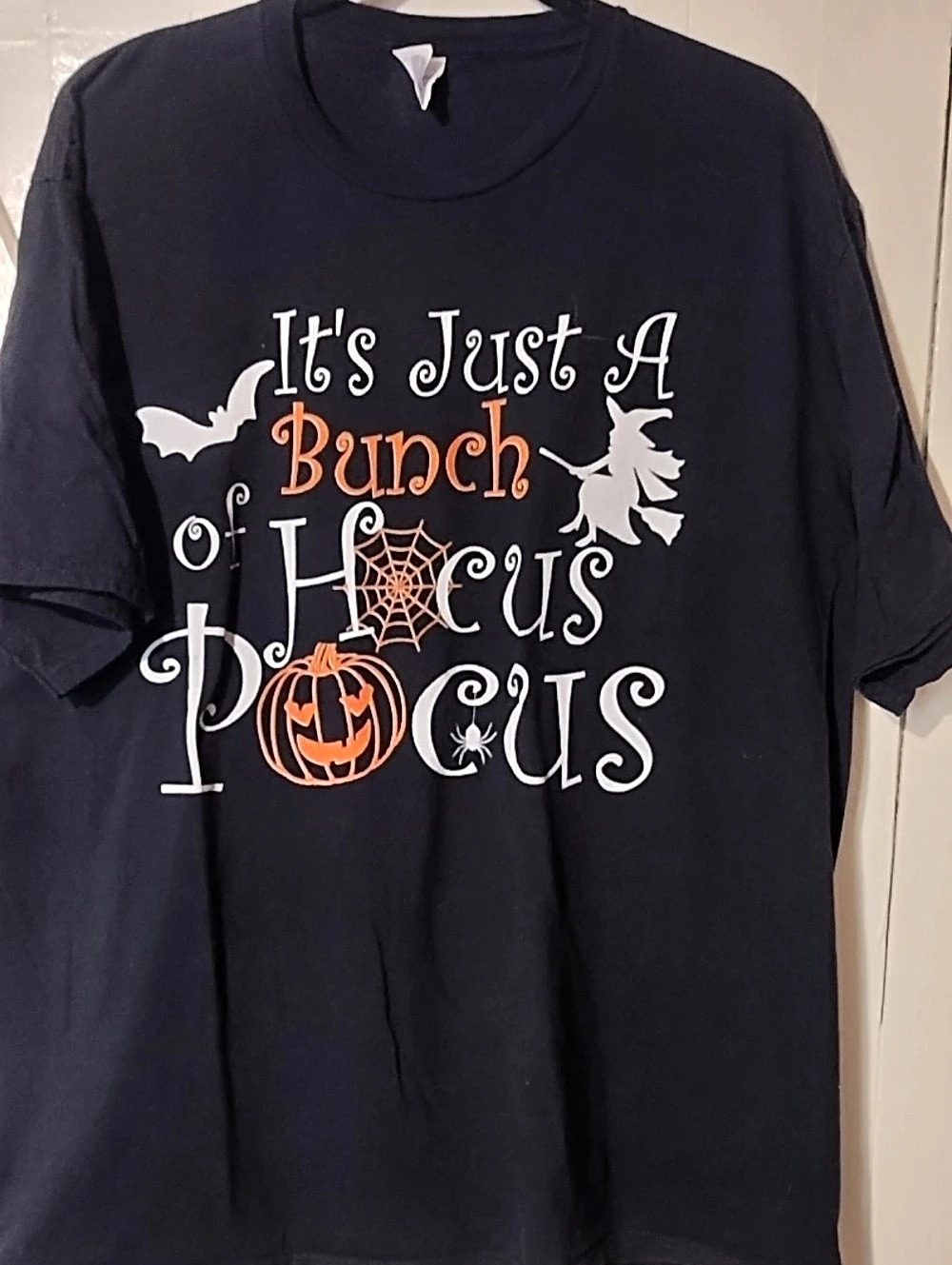 Port & Company Fan Favorite Ring Spun T-Shirt Halloween Tee Black 2XL.